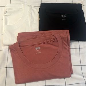 3-Pack UNIQLO Supima® Cotton Crew Neck Short-Sleeve T-Shirt